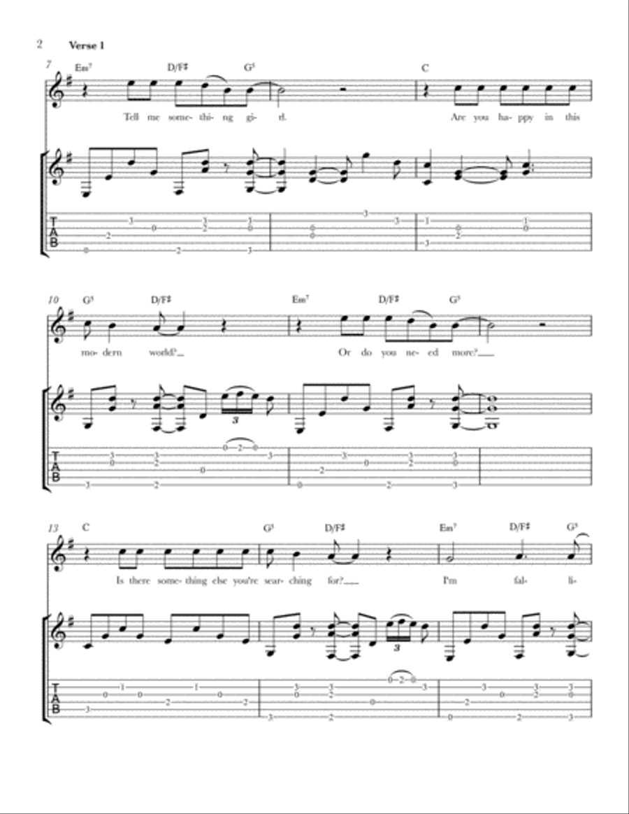 Shallow Guitar scores gallery preview page 5