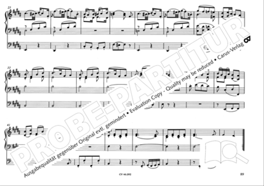 Free Organ Music from the Romantic Period, Vol. II (Freie Orgelmusik der Romantik, Band II) Organ scores gallery preview page 90