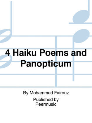Book cover for 4 Haiku Poems and Panopticum