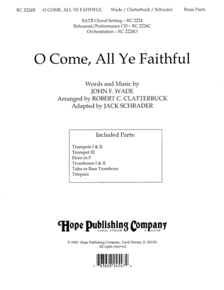 Book cover for O Come All Ye Faithful
