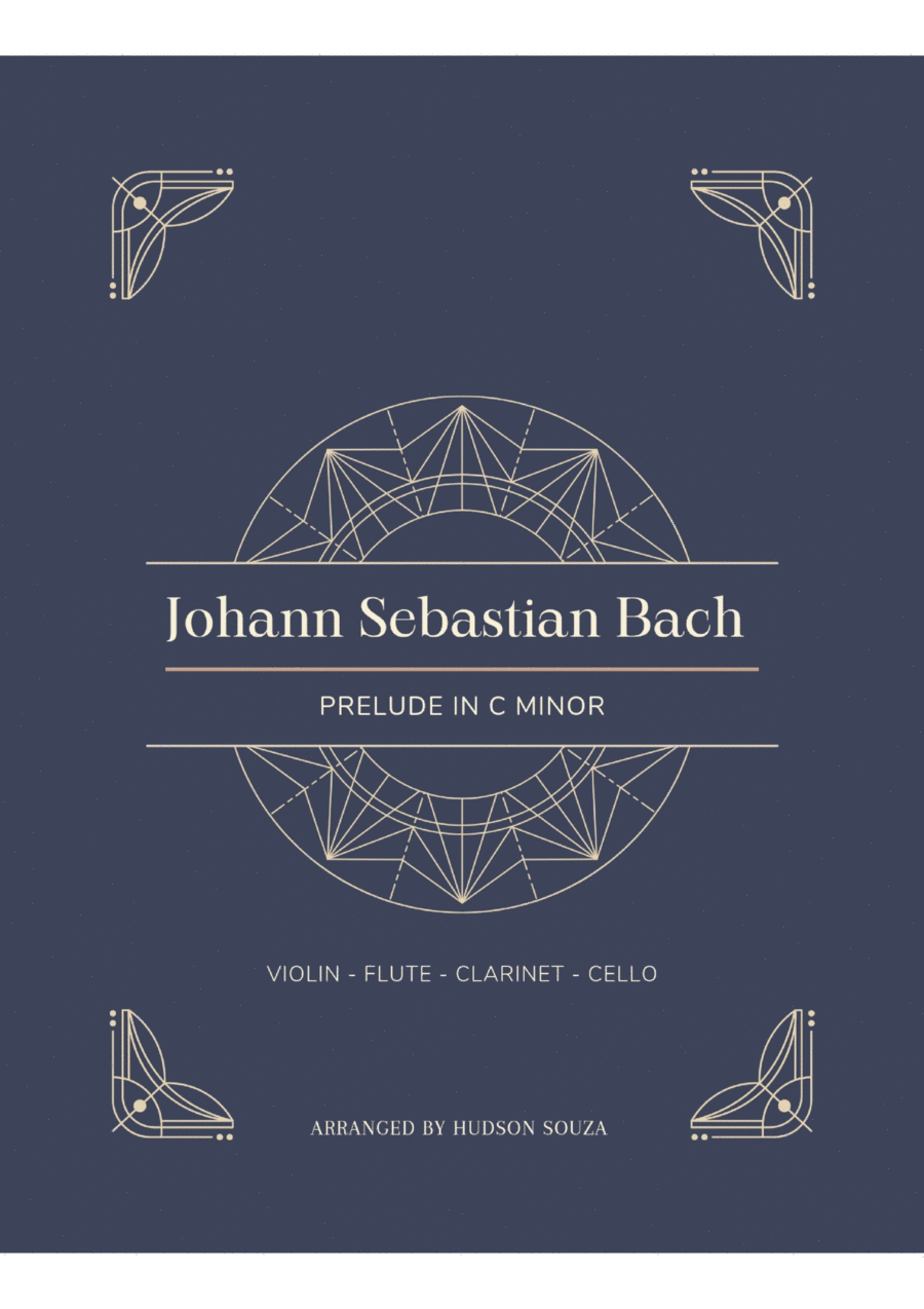 Prelude in C minor - Johann Sebastian Bach Small Ensemble scores gallery preview page 1
