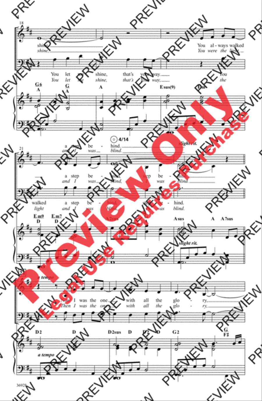 The Wind Beneath My Wings 3-Part scores gallery preview page 4