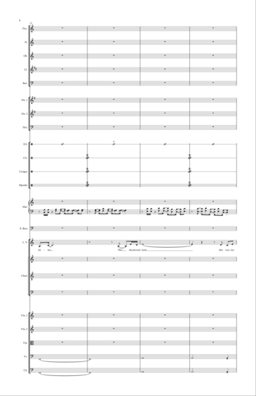Shadowland Full Orchestra scores gallery preview page 5