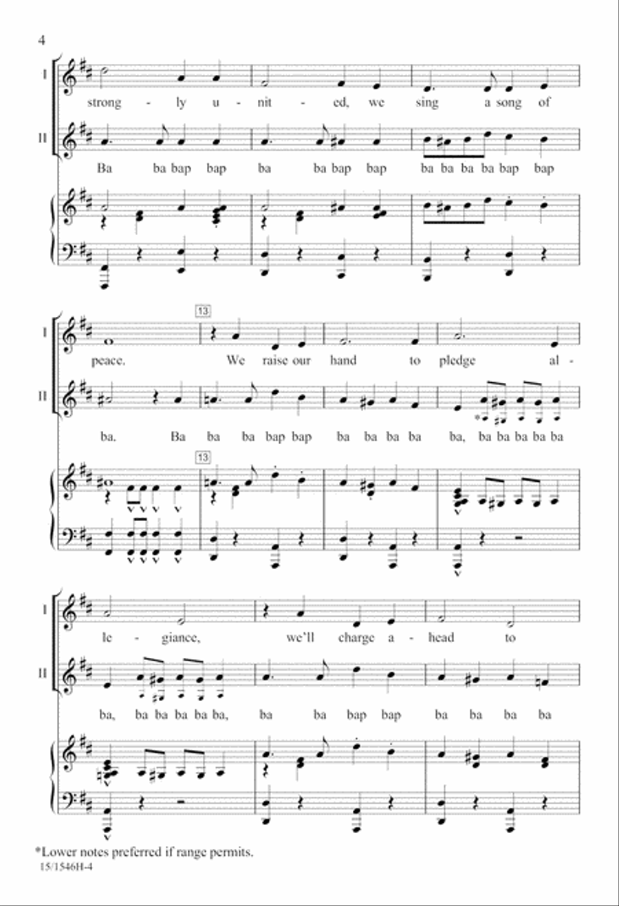 Stars and Stripes 2-Part scores gallery preview page 5