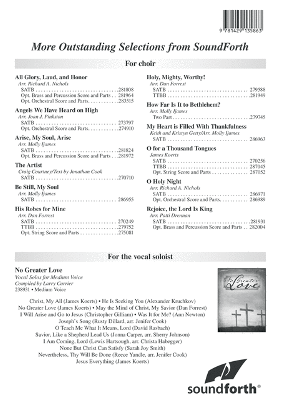Christ the Lord is Risen Today 4-Part scores gallery preview page 12