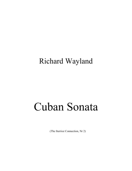 Cuban Sonata (The Iturrioz Connection, Nr 2) image number null