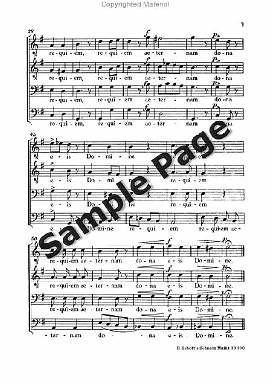 Requiem Aeternam (1852) TTBB scores gallery preview page 4
