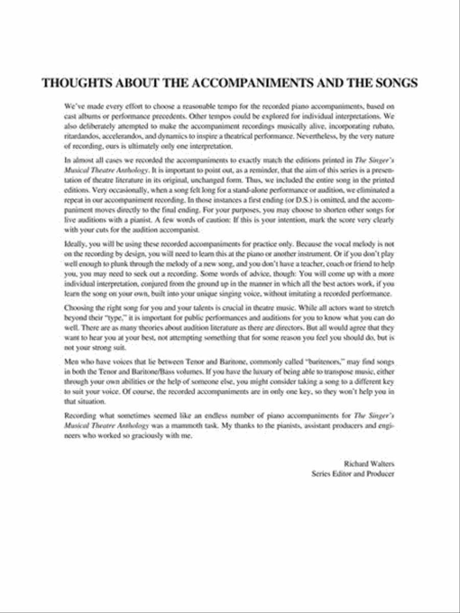 The Singer's Musical Theatre Anthology – Teen's Edition Baritone Voice scores gallery preview page 4