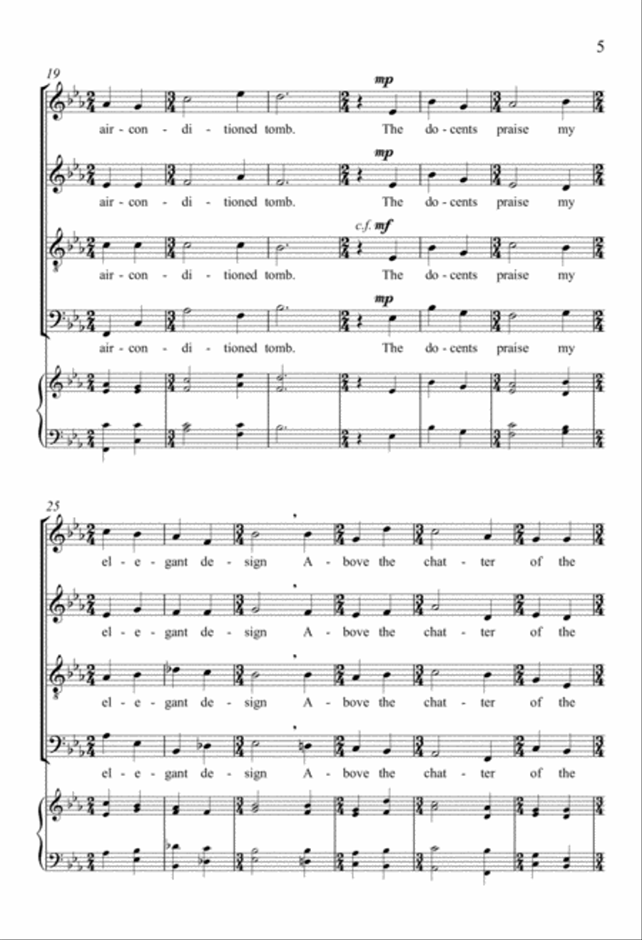 The Angel with the Broken Wing 4-Part scores gallery preview page 5