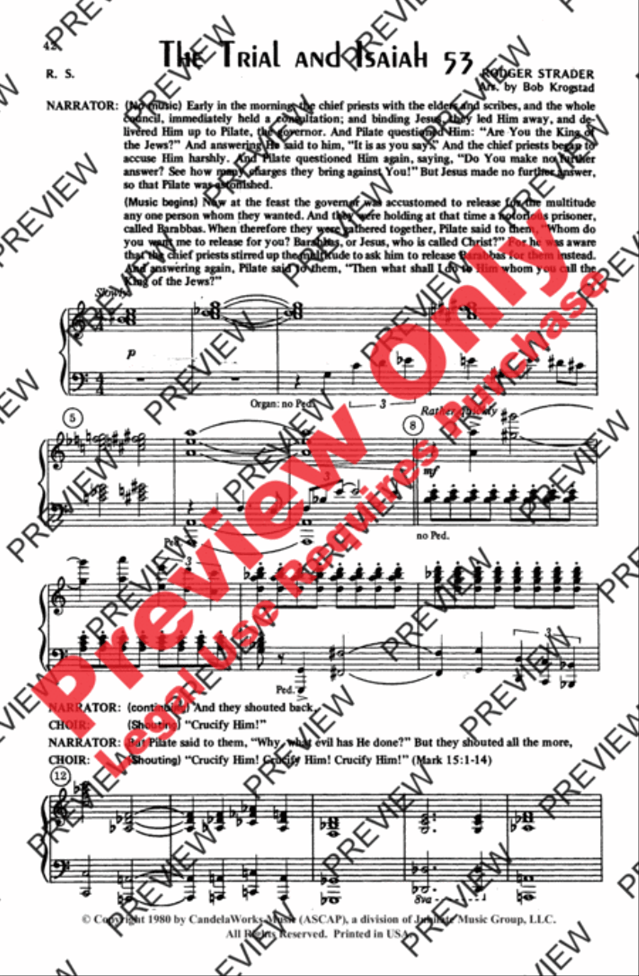 Then Came Sunday 4-Part scores gallery preview page 16