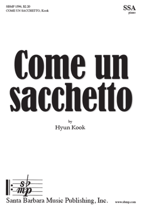 Book cover for Come un sacchetto - SSA Octavo