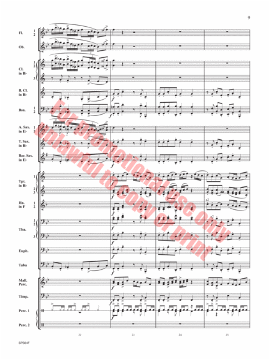 The Rusty Bucket Concert Band scores gallery preview page 10