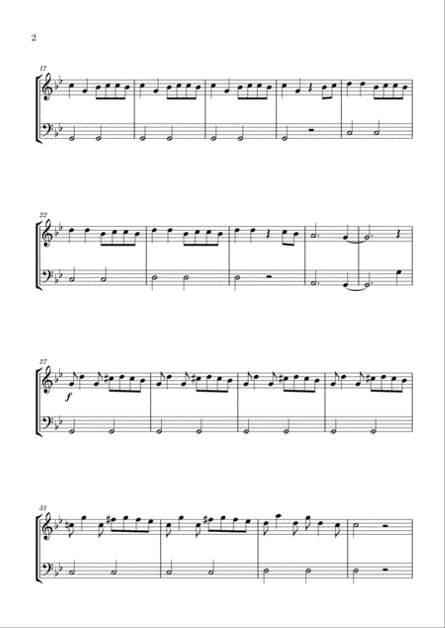 Bad Guy Bad Guy Woodwind Duet scores gallery preview page 2