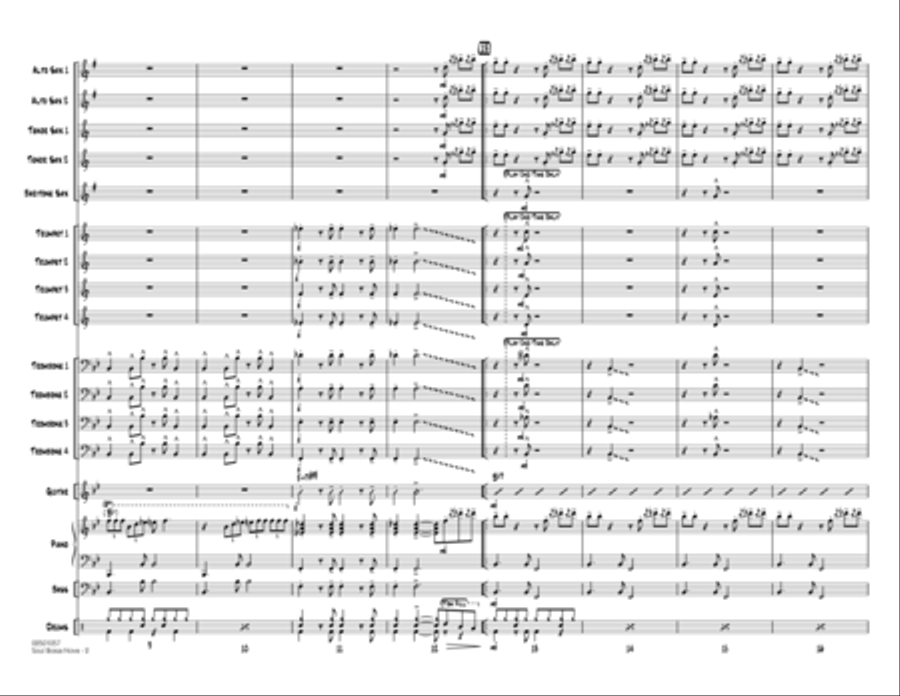 Soul Bossa Nova - Full Score Jazz Ensemble scores gallery preview page 2