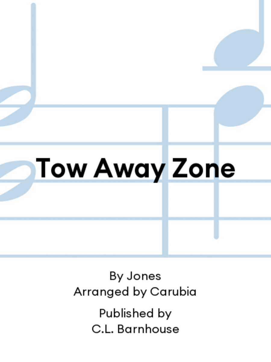 Tow Away Zone Tow Away Zone Jazz Ensemble scores gallery preview page 1