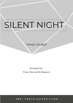 Book cover for SILENT NIGHT - WIND TRIO (FLUTE, CLARINET & BASSOON)