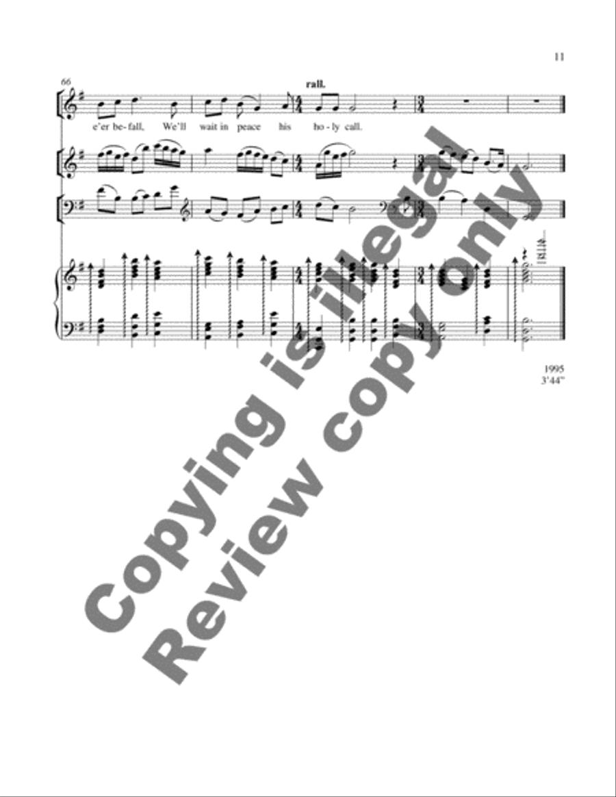 Two Irish Christmas Carols: 2. Good People All, This Christmastime 4-Part scores gallery preview page 12