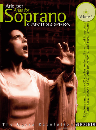 Book cover for Cantolopera: Arias for Soprano - Volume 2
