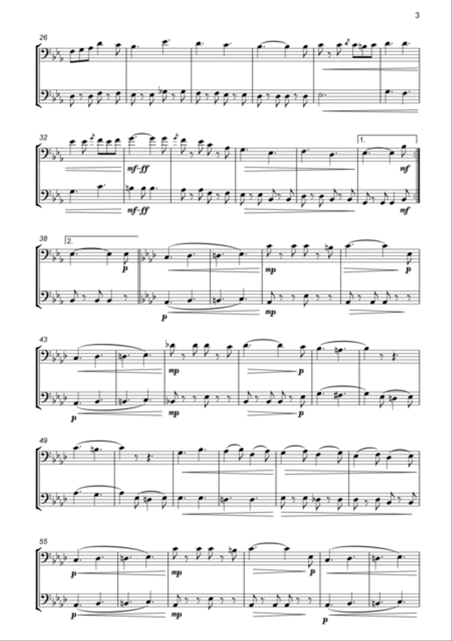 The Liberty Bell for Trombone Duet Trombone Duet scores gallery preview page 3
