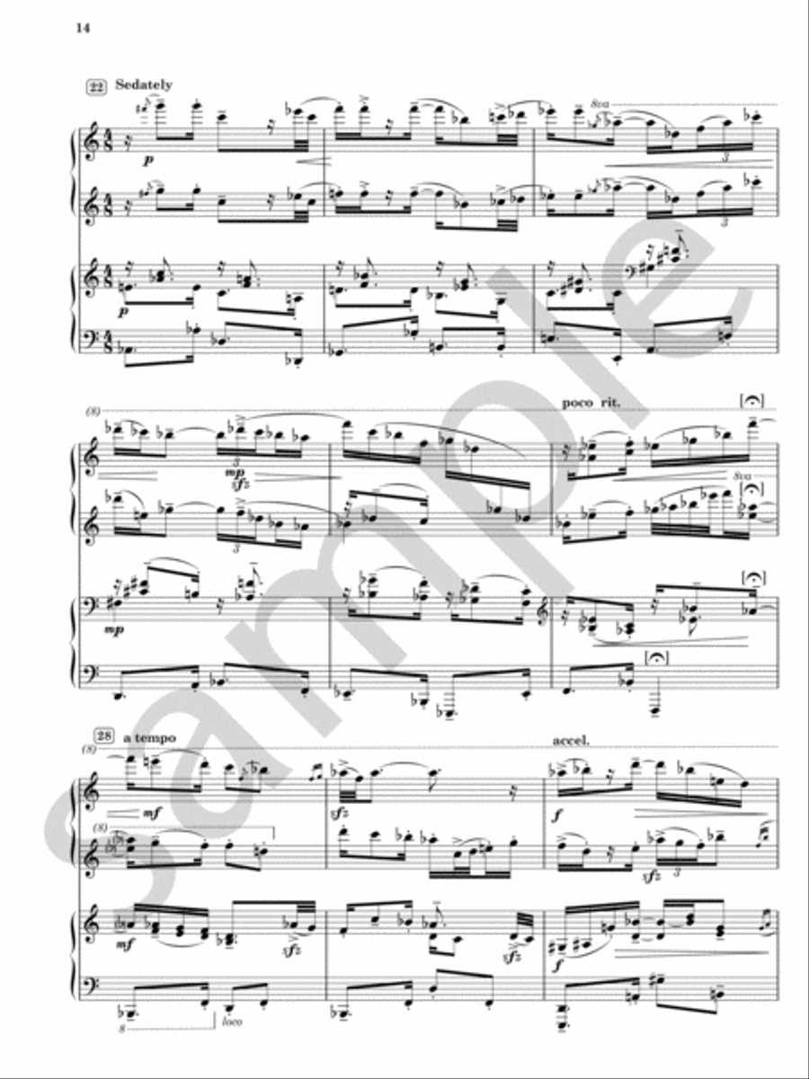 Suite Sixteenths Suite Sixteenths Chamber Music scores gallery preview page 8