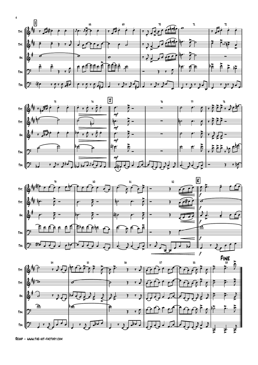 Rehab Brass Ensemble scores gallery preview page 4
