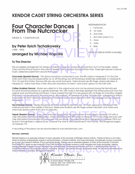 Four Character Dances From The Nutcracker image number null
