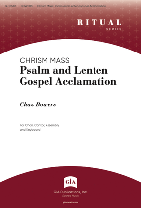 Book cover for Chrism Mass: Psalm and Lenten Gospel Acclamation
