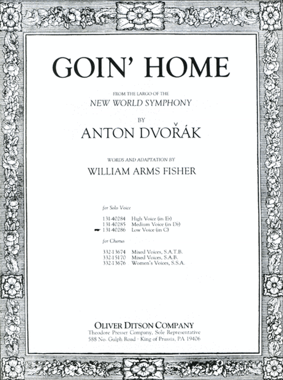Goin' Home Chamber Music scores gallery preview page 1