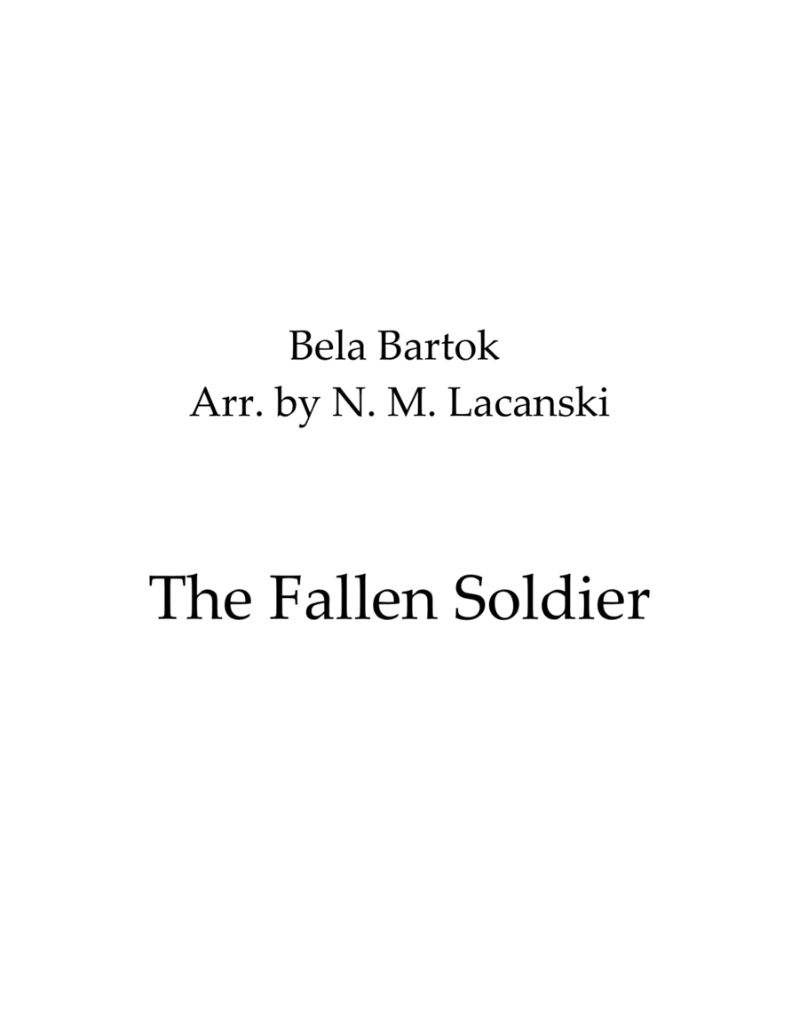 The Fallen Soldier image number null