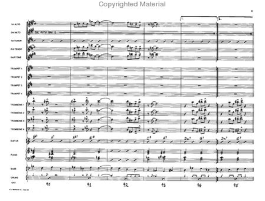 Sax-O-Rama Jazz Ensemble scores gallery preview page 13