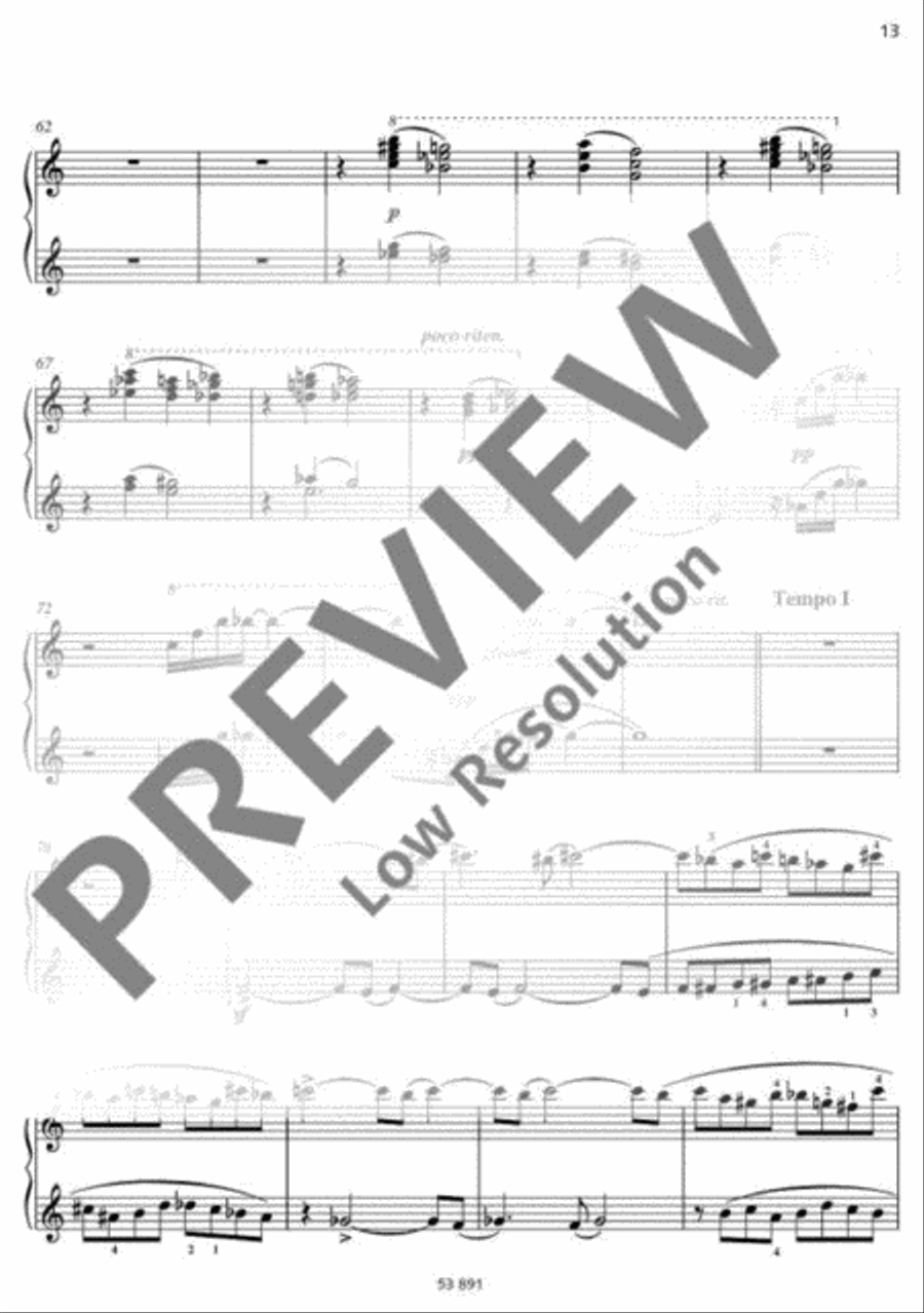 Pas de deux Piano Duet scores gallery preview page 14