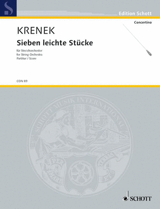 Book cover for Sieben leichte Stücke
