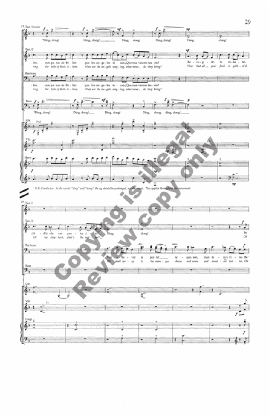 Carols and Lullabies (Full Score) Choir scores gallery preview page 16