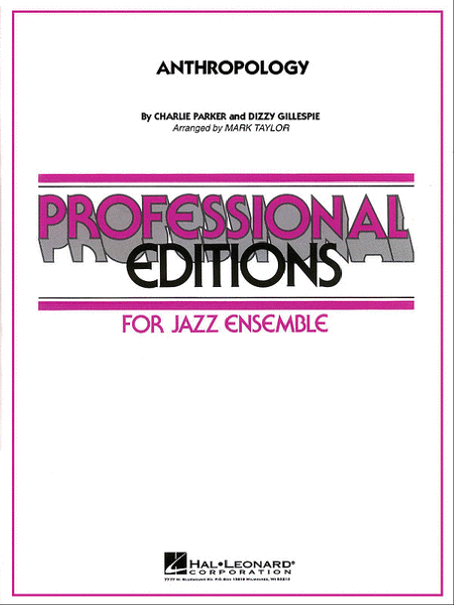 Anthropology Jazz Ensemble scores gallery preview page 1