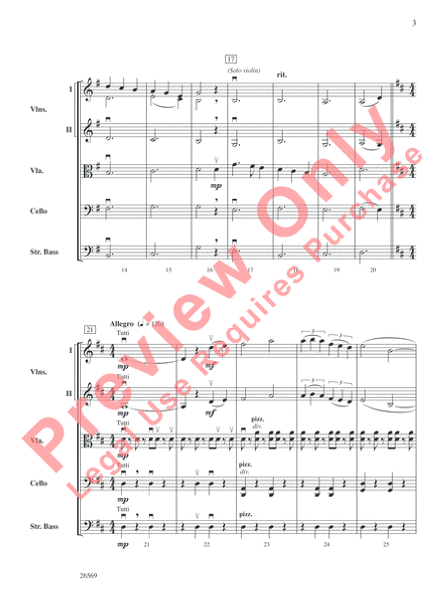 A Westward Journey and Jubilee String Orchestra scores gallery preview page 4