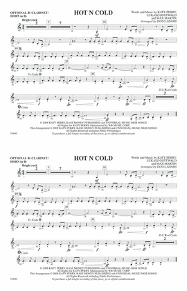 Hot N Cold: Optional Bb Clarinet/Horn in Bb