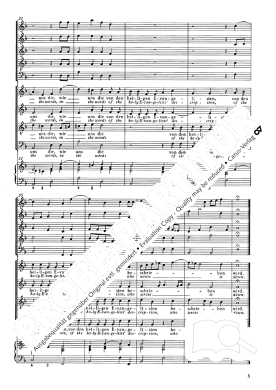 Christmas History (Weihnachts-Historie, SWV 435) Score scores gallery preview page 6
