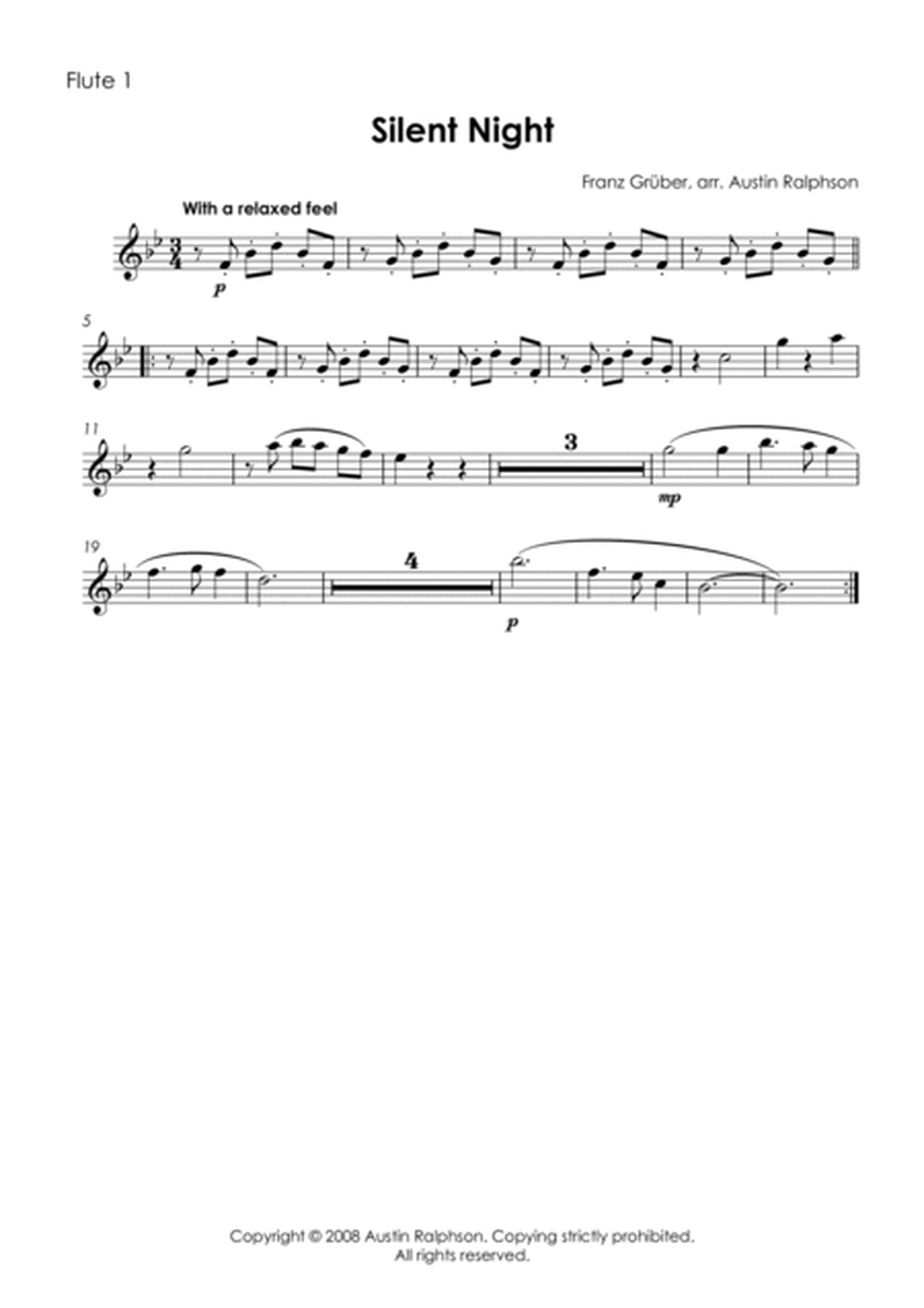 Silent Night - flute quintet image number null