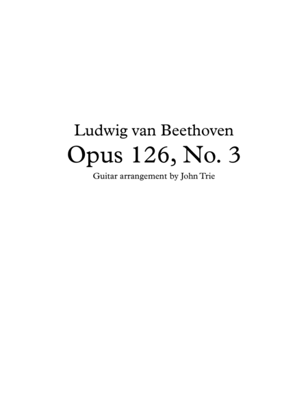 Opus 126 no. 3 - guitar tablature image number null
