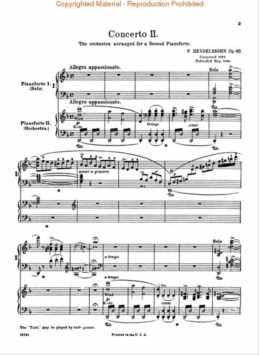 Concerto No. 2 in D Minor, Op. 40 Piano scores gallery preview page 2