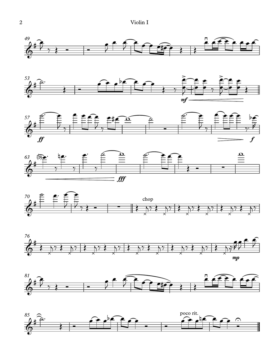 Creep String Quartet scores gallery preview page 2