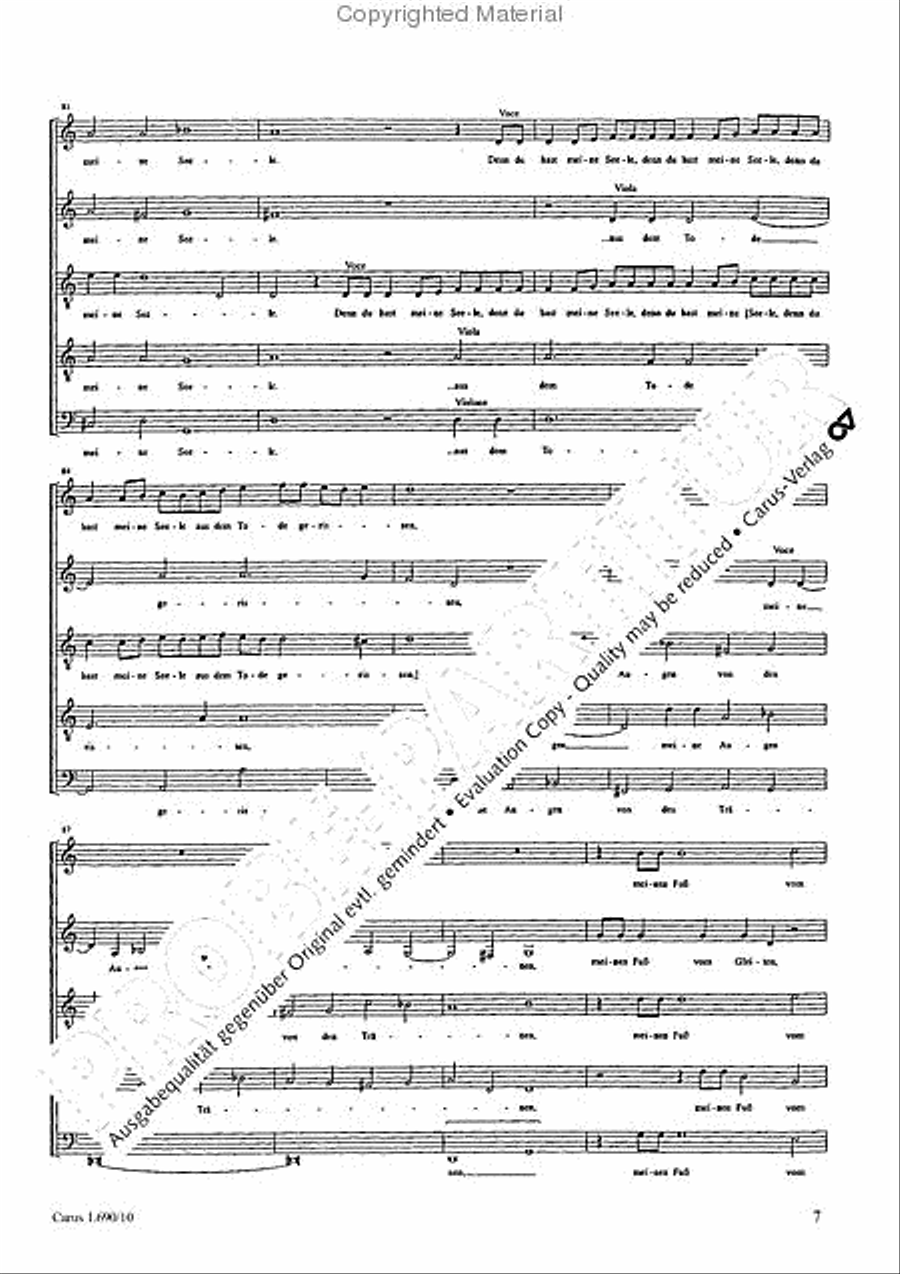 Psalm 116 SATTB scores gallery preview page 8