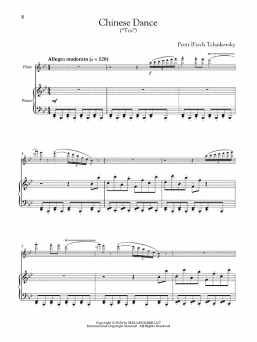 The Nutcracker for Classical Players Flute Solo scores gallery preview page 5