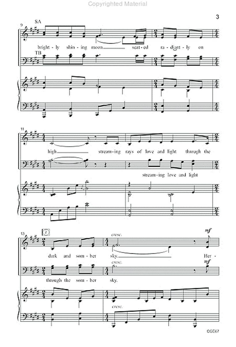 Evening Star (SATB) image number null