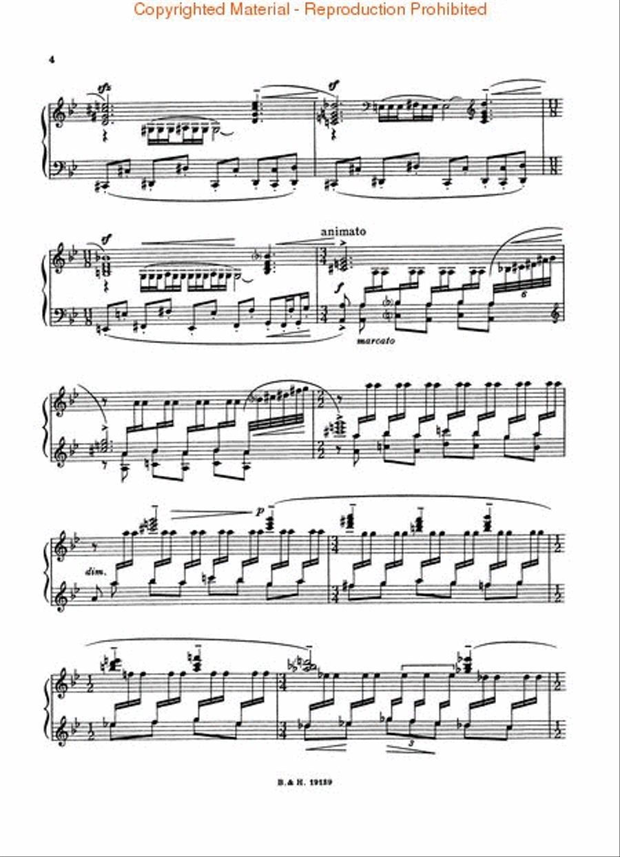 Night-Piece (Notturno) Piano Solo scores gallery preview page 3