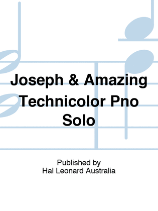 Joseph & Amazing Technicolor Pno Solo
