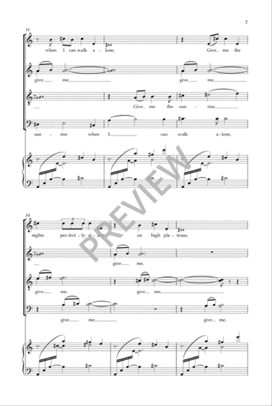 Sunrise 4-Part scores gallery preview page 8