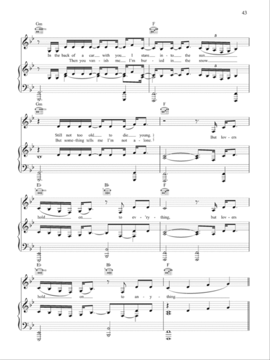 Figure 8 Piano, Vocal, Guitar scores gallery preview page 2
