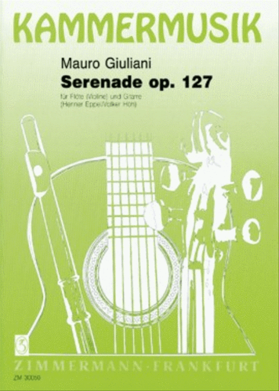 Serenade Op. 127 Flute scores gallery preview page 1
