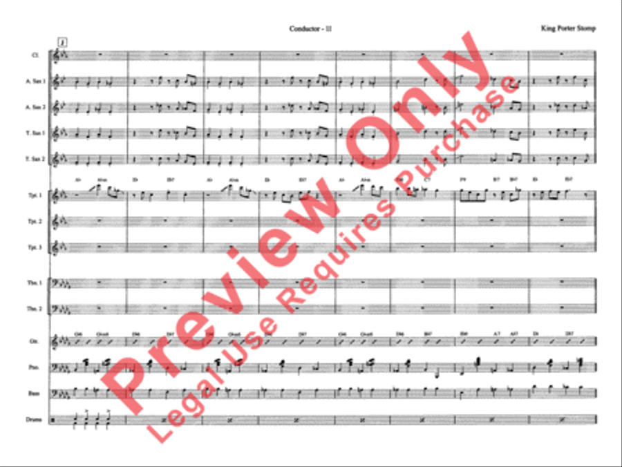 King Porter Stomp King Porter Stomp Jazz Ensemble scores gallery preview page 19